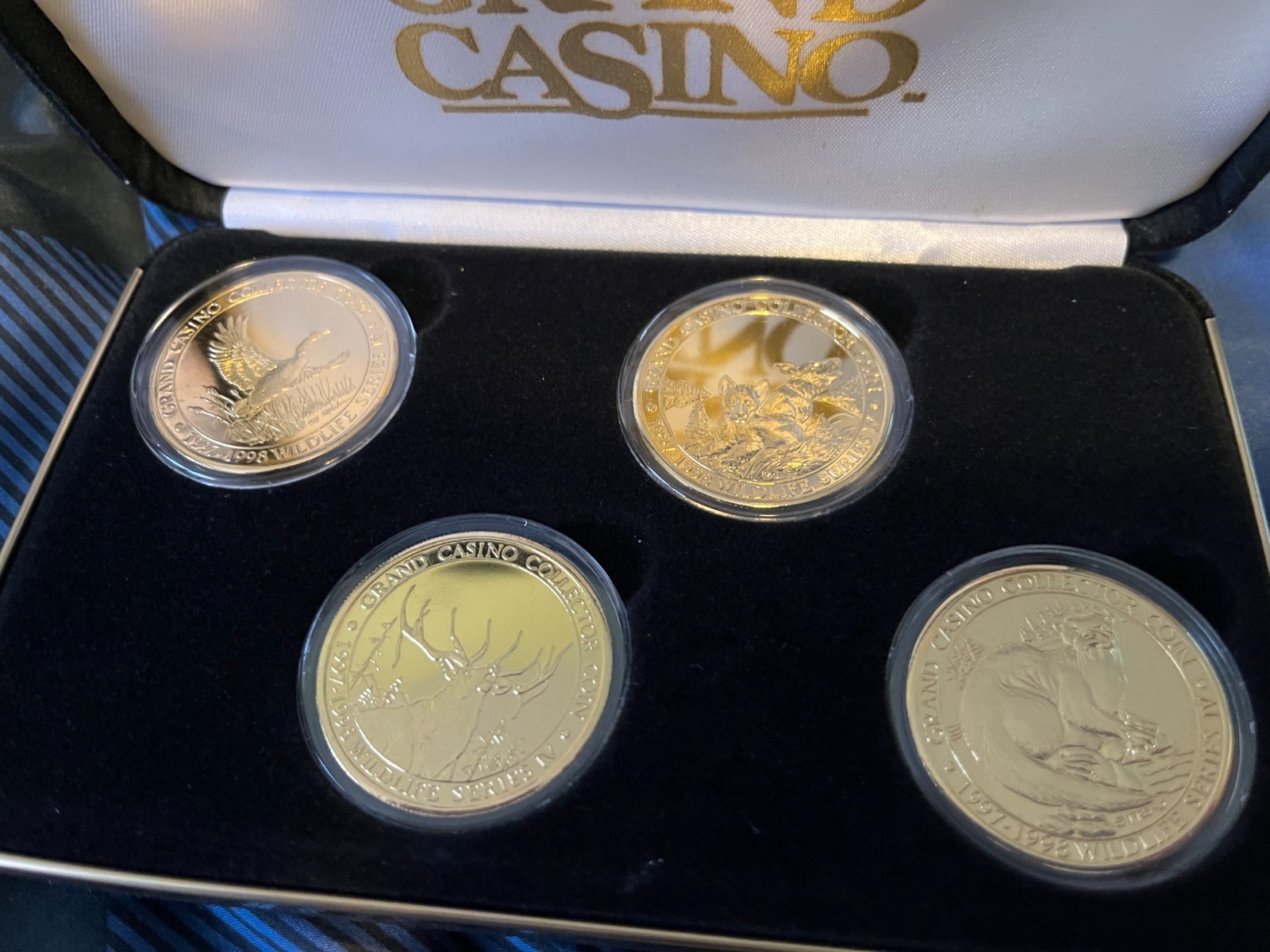 Grand Casino Collector Coins - Lot Of 5 Sets (Wildlife sets 1-4 and MN Landmark)