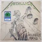 METALLICA - AND JUSTICE FOR ALL RARE USA GREEN VINYL USA DOUBLE LP, SEALED