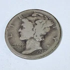 1920 S MERCURY HEAD DIME SILVER 10 C - 90% SILVER - CIRCULATED COIN #5621