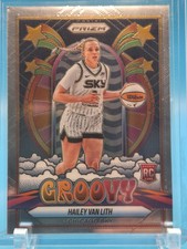 2025 Panini Prizm WNBA Hailey Van Lith RC Groovy SP #14 Chicago Sky Rookie