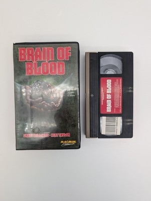 Brain Of Blood VHS Magnum Clamshell Al Adamson 70'S Horror Transplant