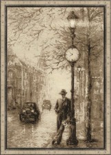 Riolis Old Photo Waiting Counted Cross Stitch Kit