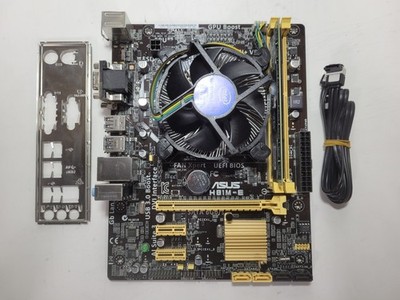 Asus H81M-E Motherboard w/i3-4160, 8GB RAM, IO shield #1138