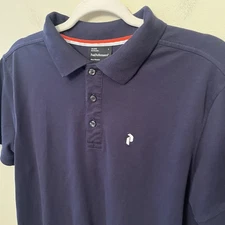 Peak Performance Pique Polo Short Sleeve Men’s Size Large Lavender Smoke Navy
