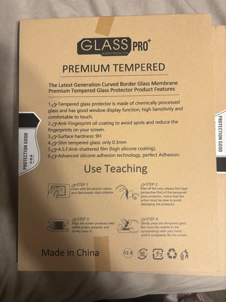 2-Pack Tempered Glass Screen Protector for iPad Pro 13-inch M4 2024 Anti Scratch - Image 2 of 2