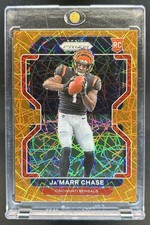 2021 Panini Prizm Ja'Marr Chase RC Lazer Rookie #337 Bengals