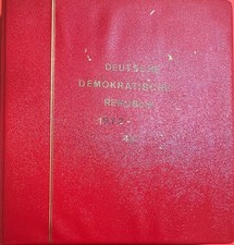 Znaczki SAFE Album do druku NRD od 1972 do 1978 roku niestemplowane kompletne