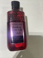 Bath and Body Works Shower Gel Body Wash Strawberry Pound Cake