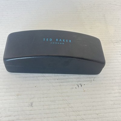 Ted Baker London Eyeglass Black Teal Hard Shell Glasses Replacement Case Only