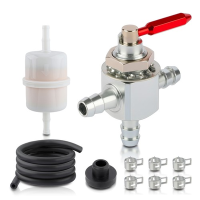 #ad GAS FUEL SHUT OFF VALVE Two Way for Zero Turn Lawn Mower ZTR Garden Tractor $18.77
