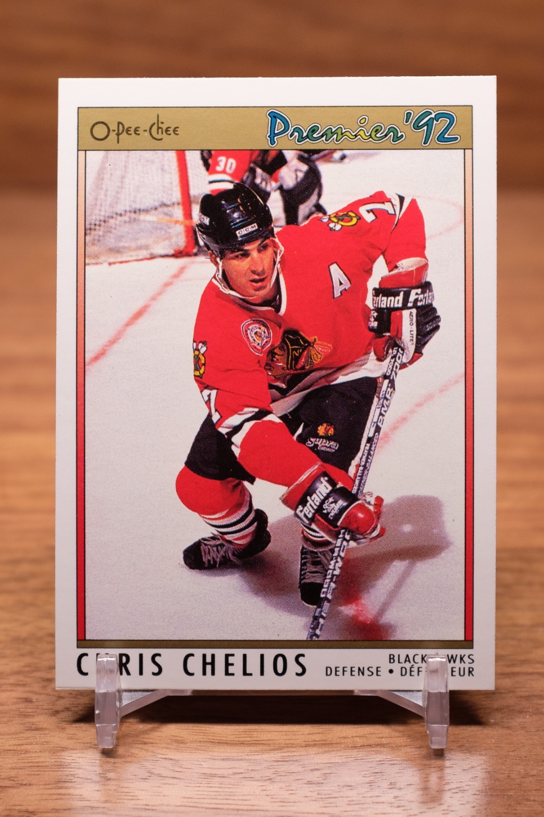 1991-92 O-Pee-Chee Premier - Chris Chelios #17