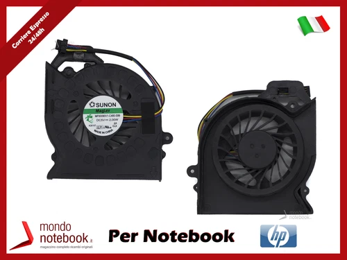 Ventola Fan Cooling CPU HP DV6-6000 DV7-2000 DV7-3000 P/N MF60120V1-C180-S9A