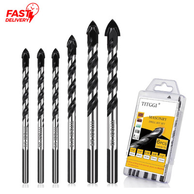 TITGGI Concrete Drill Bit & Masonry 6 Pcs set, Set