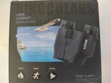 Luxun 12x25 Compact Binoculars - Black