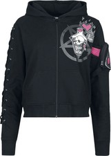 Cupcake Cult Kapuzenjacke Damen Death Potion Hood schwarz