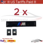 2× Body Side Molding Trim Inserts for BMW E36 E39 E46 M Door Side Pieces