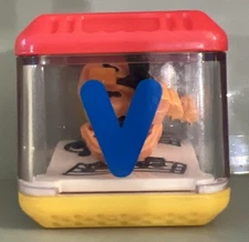 VINTAGE FISHER PRICE PEEK A BLOCKS SENSORY REPLACEMENT BLOCK VIOLIN LETTER V