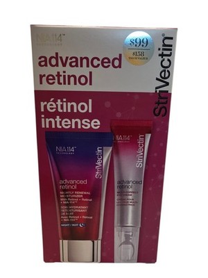 StriVectin Advanced Retinol Set: Nightly Renewal Moisturizer 1oz & Eye Cream 0.5