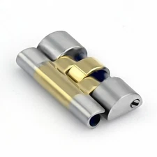 JUBILEE WATCH BAND OTHERSIDE CONNECT LINK FOR ROLEX 19MM 20MM FIT CLASP TWO TONE