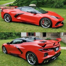 19 20 Hre Ff11 Silver 19x9 20x11.5 Concave Wheels Rims Fits Chevy Corvette C8