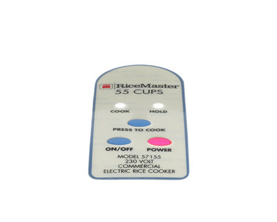 57155-L Town Food Service Control Housing Label Genuine OEM TWN57155-L