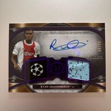 AFC AJAX Ryan Gravenberch 90/99 Museum Autograph Relic Card - Mint Condition