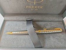 Parker Sonnet Silber Guiloche GC, Kugelschrei...
