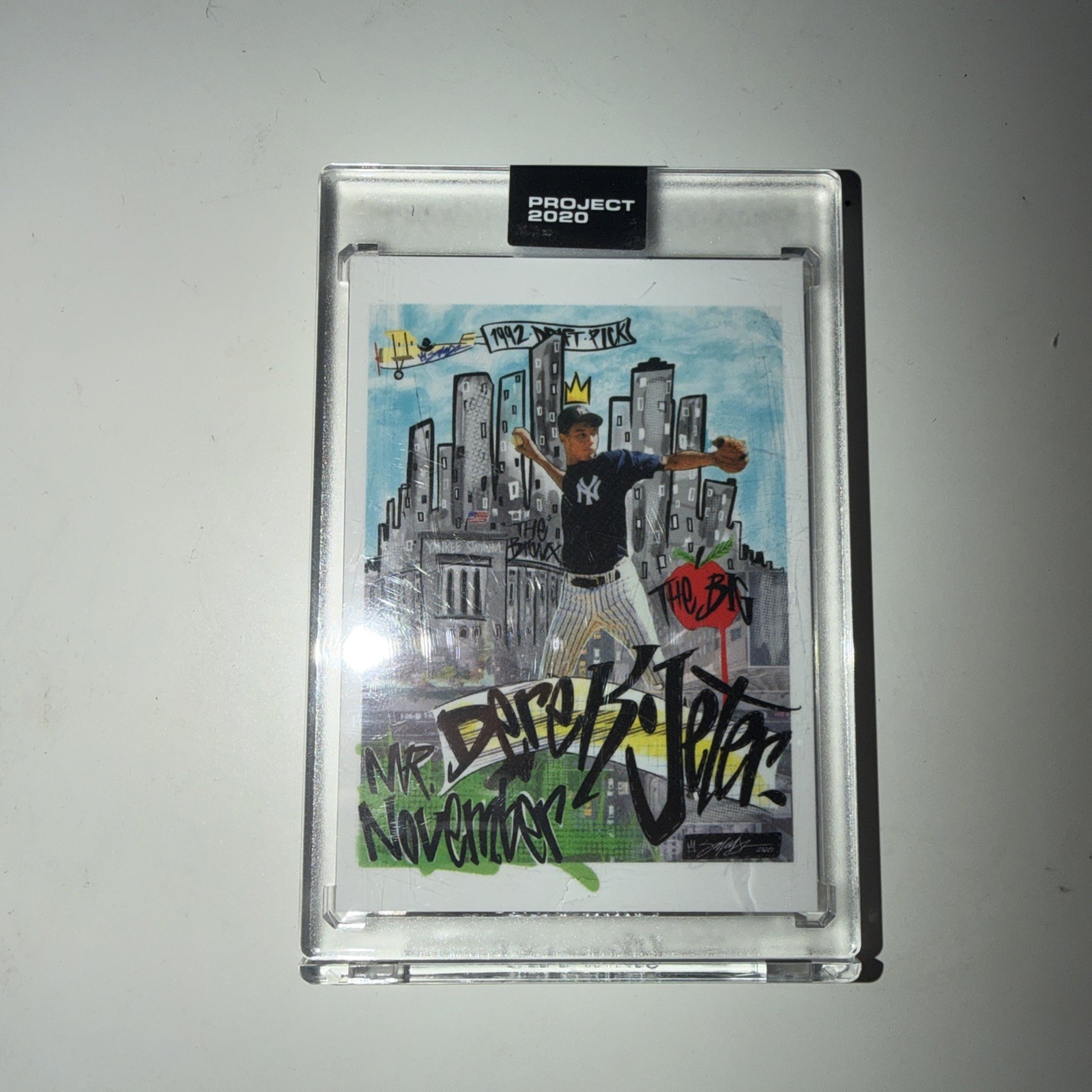 Topps Project 2020 #29 Derek Jeter by King Saladeen Print Run: 9,873