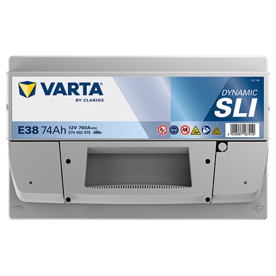 VARTA E38 Dynamic 574402075 Autobatterie 74Ah 12V Starterbatterie Batterie - Bild 2 von 3