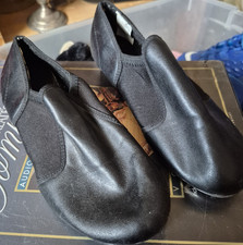 Capezio Tele Tone Black Tap Dance Shoes Unisex Synthetic Material Metal Sole Tap