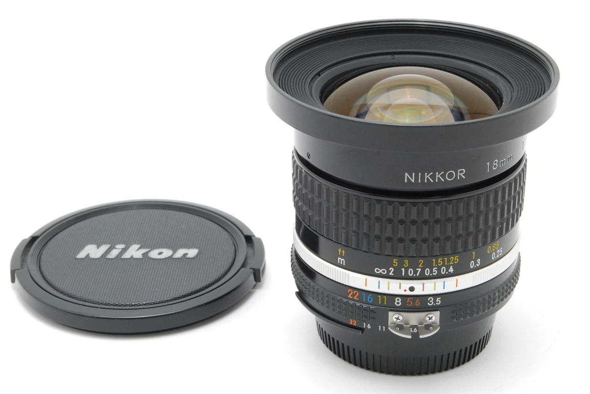 Nikon Ai-s 18mm f/3.5 フード付き Fマウント Nikon AI-S 18mm Focal Camera Lenses for sale - eBay