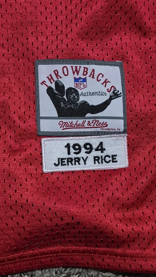 Camiseta Jerry Rice de los San Francisco 49ers NFL retro talla 54 Mitchell & Ness Foto 2 de 4