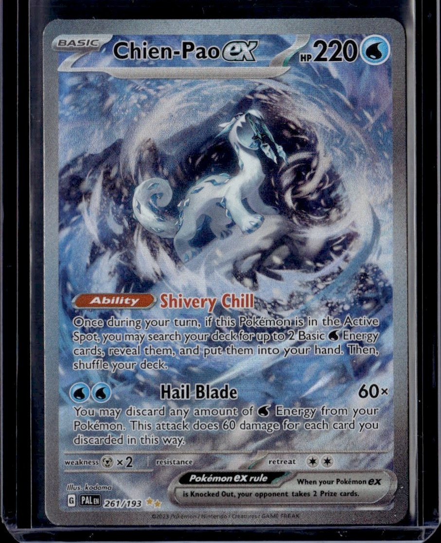 Pokemon TCG Paldea Evolved #261/193 Chien-Pao ex Special Illustration Rare Holo