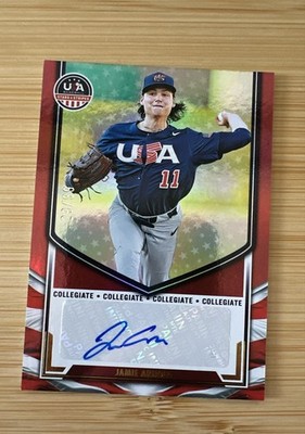 2025 Panini Stars and Stripes - Collegiate National Team Signatures Jamie Arnold