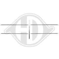 Zier /Schutzleistensatz KüHlergitter Diederichs 1670141 FüR Mercedes Benz