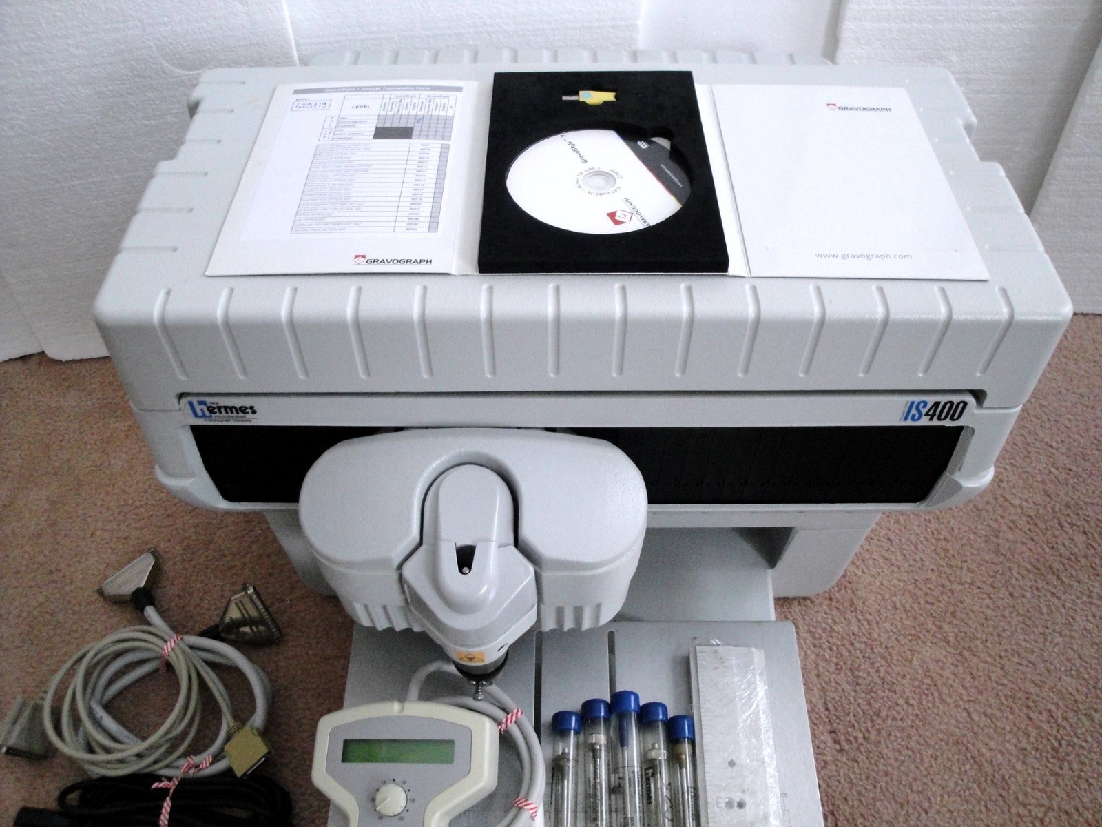 Gravograph IS400 Engraving Machine & Software Gravostyle GS7 | eBay