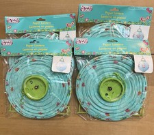 Paper Lanterns 8" x 8" Round LED Lights Lot of 4 New