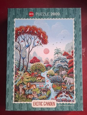 Puzzle Wildlife Paradise 2000 Exotic Garden komplett Heye Sammlung Paket