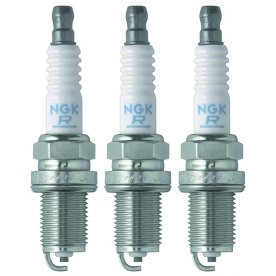 NGK Spark Plug 2756 (3-PACK); V-Power BKR6E-11 14mm Copper/Nickel, Flat, 6