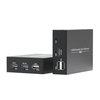 150M USB HDMI KVM Extender Adapter over IP Cat5e/6 Cable Support one TX Multi RX