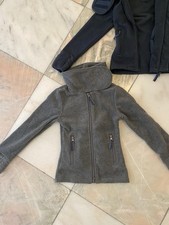 2 Steeds Fleece Jacke, Grau Und Blau GR.116