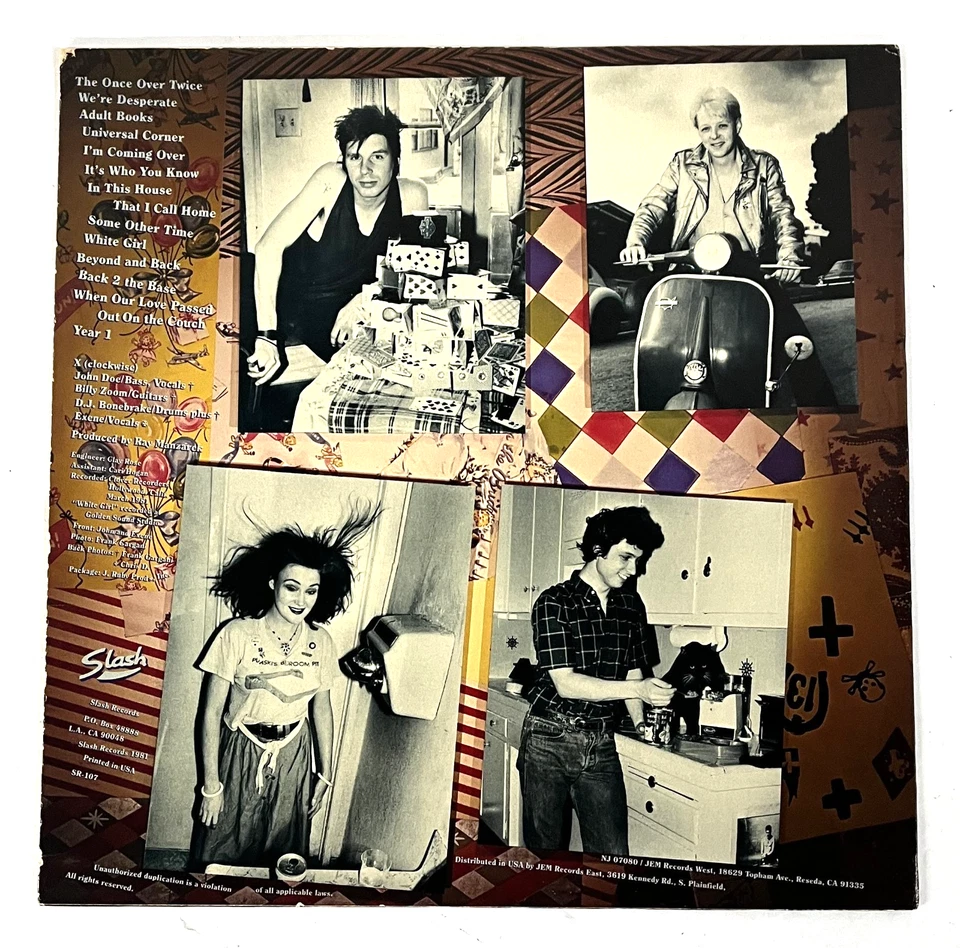 X ~ WILD GIFT ~ Orig. LP/Vinyl Slash Records 1981 VG+~14 - Image 2 of 4