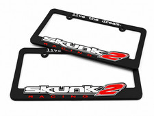 Pair Set Of 2 Skunk2 Live The Dream License Plate Frame Authentic Pair Set Of 2 Skunk2 Live The Dream License Plate Frame Authentic
