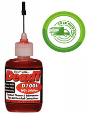1x Caig D100L-25C DeoxIT Needle Dispenser - 25mL - 100 Solution - New