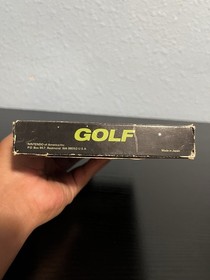 Golf - Black Box Nintendo NES Video Game - CIB Complete in Box Manual & Cart.