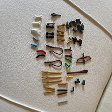 47 LEGO Minifigure Accessories Weapons Tools Bulk Lot Multicolor Plastic