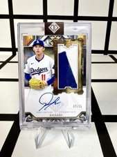 2025 Topps Transcendent Roki Sasaki Encased Patch Auto Autograph RC /25