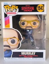 Stranger Things Pop! Tv Vinile Figura Murray W/flamethrower 9 Cm Funko Scatola R