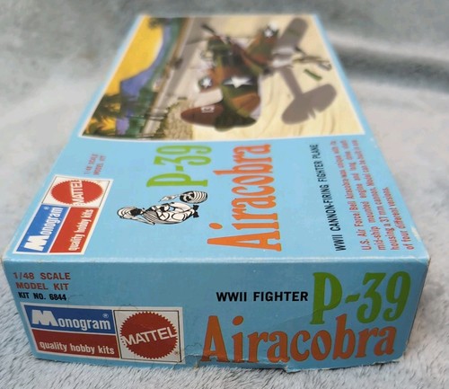 Monogram 1:48 P-39 Airacobra Kit No. 6844 Vintage 1969 - Picture 15 of 21