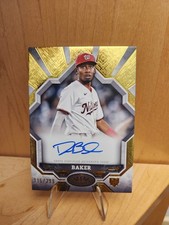 Darren Baker RC 2025 Topps Tier One Break Out Auto /299 Nationals